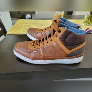 TOMMY HILFIGER , men's Brown sneakers , Size 13